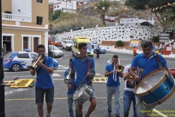Lección escolar en el pregón de San Roque (Foto TF)